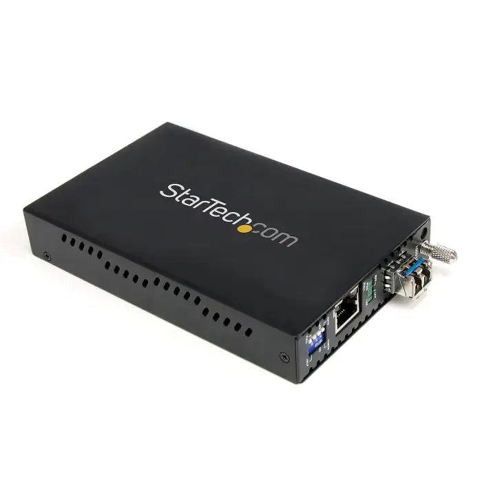 Refurbished | STARTECH GIGABIT SINGLE-MODE LC FIBER MEDIA CONVERTER NEW