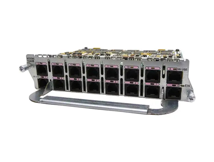 Refurbished | MODULE CISCO NM-16AM 16-PORT ANALOG MODEM