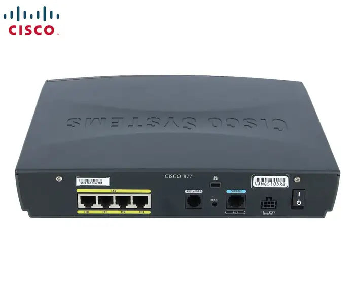 Refurbished | ROUTER CISCO 877-K9 ADSL over POTS (ADSL2/ADSL2+ Annex A)