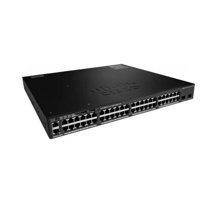 Refurbished | SWITCH ETH 48P 1GBE 2x10GBE SFP+ CISCO CATALYST 2960-XR POE 370W, IP LITE 1xPSU 640W