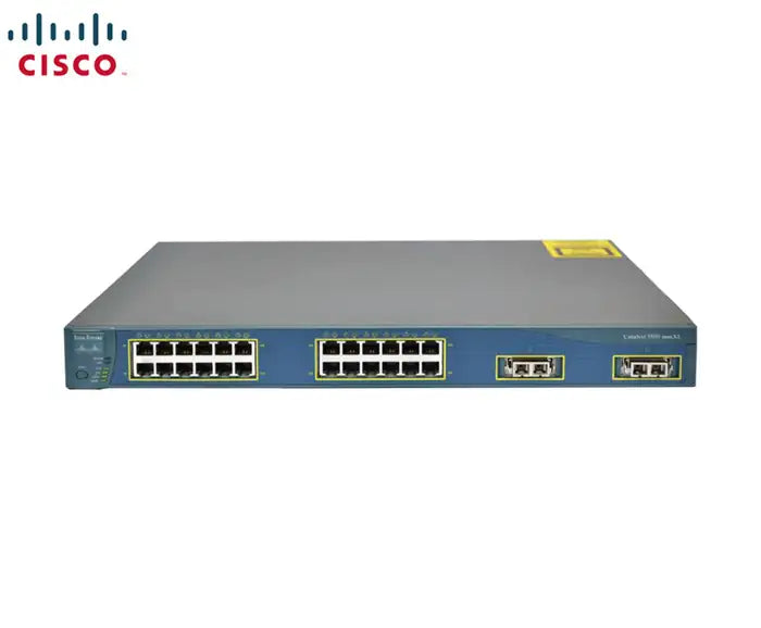 Refurbished | SWITCH ETH 24P 100MB 2x1GBE GBIC CISCO CAT C3524XL