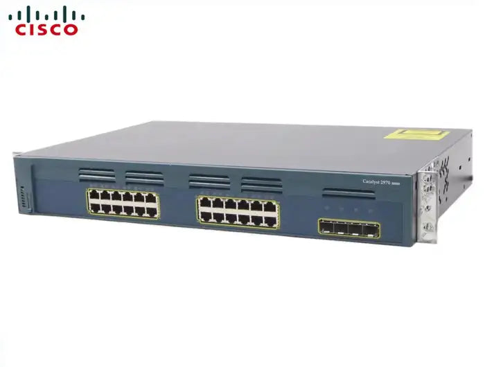 Refurbished | SWITCH ETH 24P 1GBE & 4xSFP CISCO CATALYST 2970