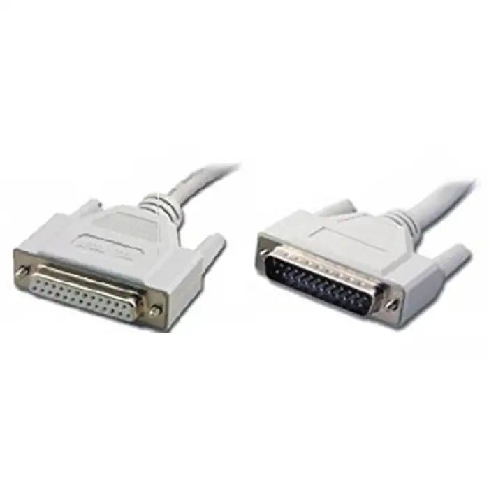 Refurbished | CABLE DB25 MALE TO DB25 FEMALE WHITE