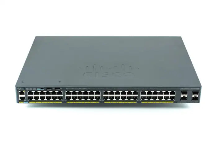 Refurbished | SWITCH ETH 48P 1GBE & 4SFP CISCO CATALYST 2960-X PoE+ 1xPSU LAN Base