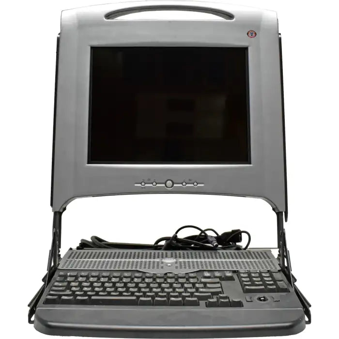 Refurbished | RACK MONITOR 15" DELL MF792 G6325 WITH RAILS/KB/1U
