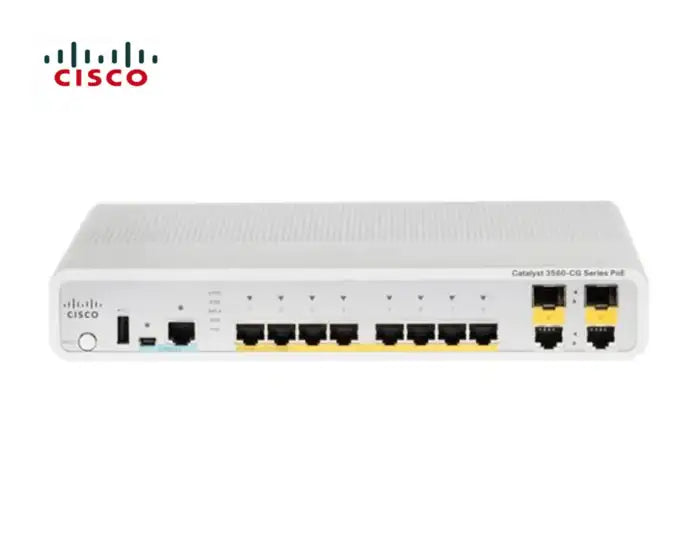 Refurbished | SWITCH ETH 8P 1GB & 2x1GB RJ45/SFP CISCO 3560CG PoE+ , MANAGED NEW