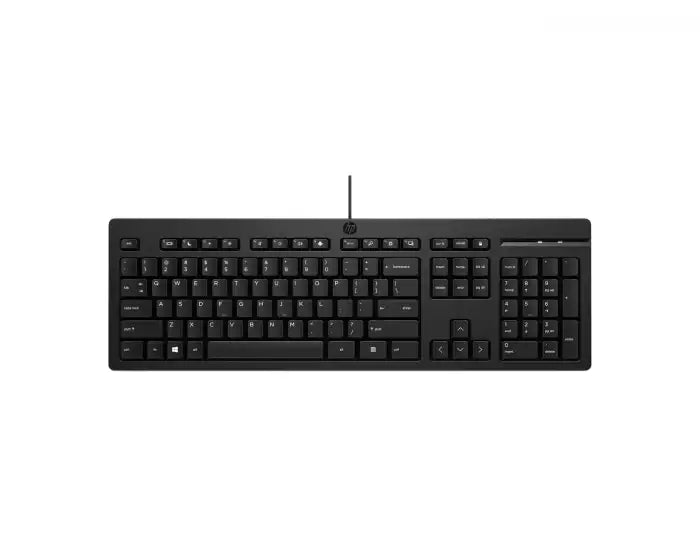 KEYBOARD HP 125 G2 WIRED EN BL/USB NEW