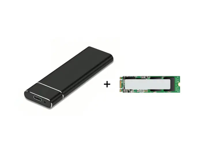EXTERNAL CASE WITH SSD 1TB M2 SATA 3 NEW