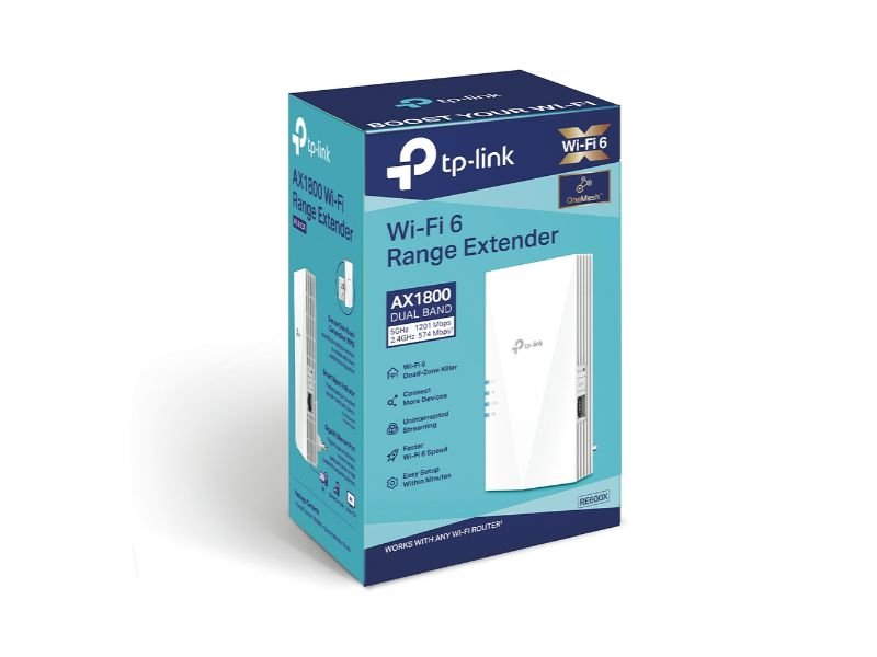 Tp-Link AX1800 Wi-Fi 6 Range Extender (RE600X)