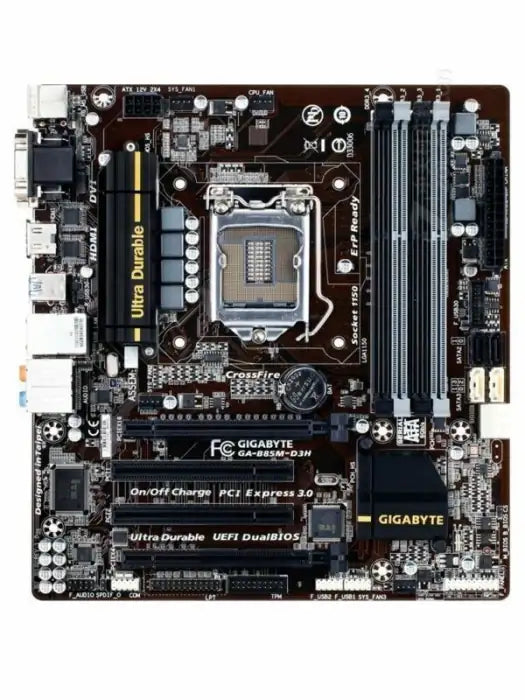 Refurbished | MB S1150/1600 GIGABYTE GA-B85M-D3H SATA AVSN2P4U2R DDR3