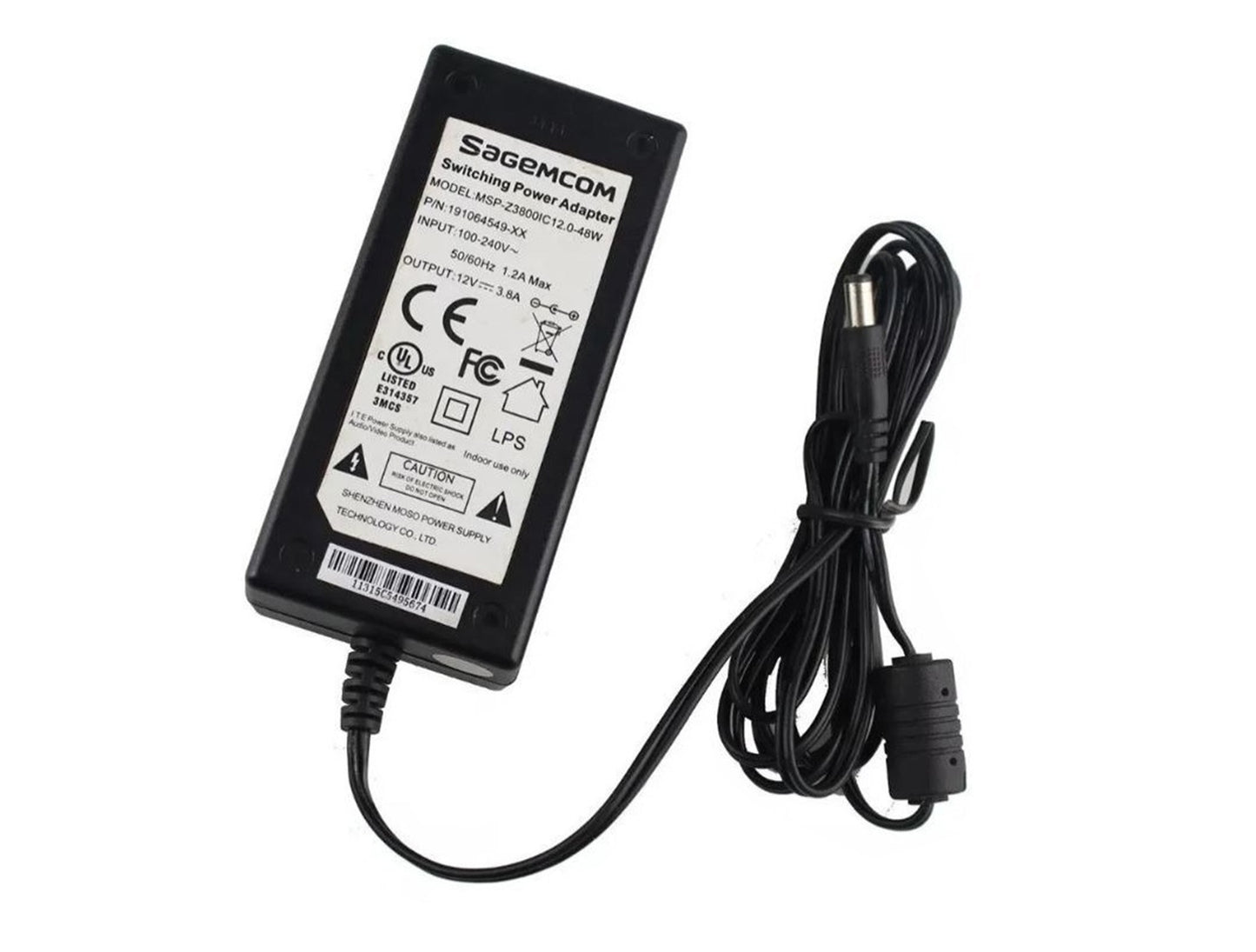 Refurbished | AC ADAPTER MONITOR SAGEMCOM 12V/3.8A/48W (5.5*2.5)