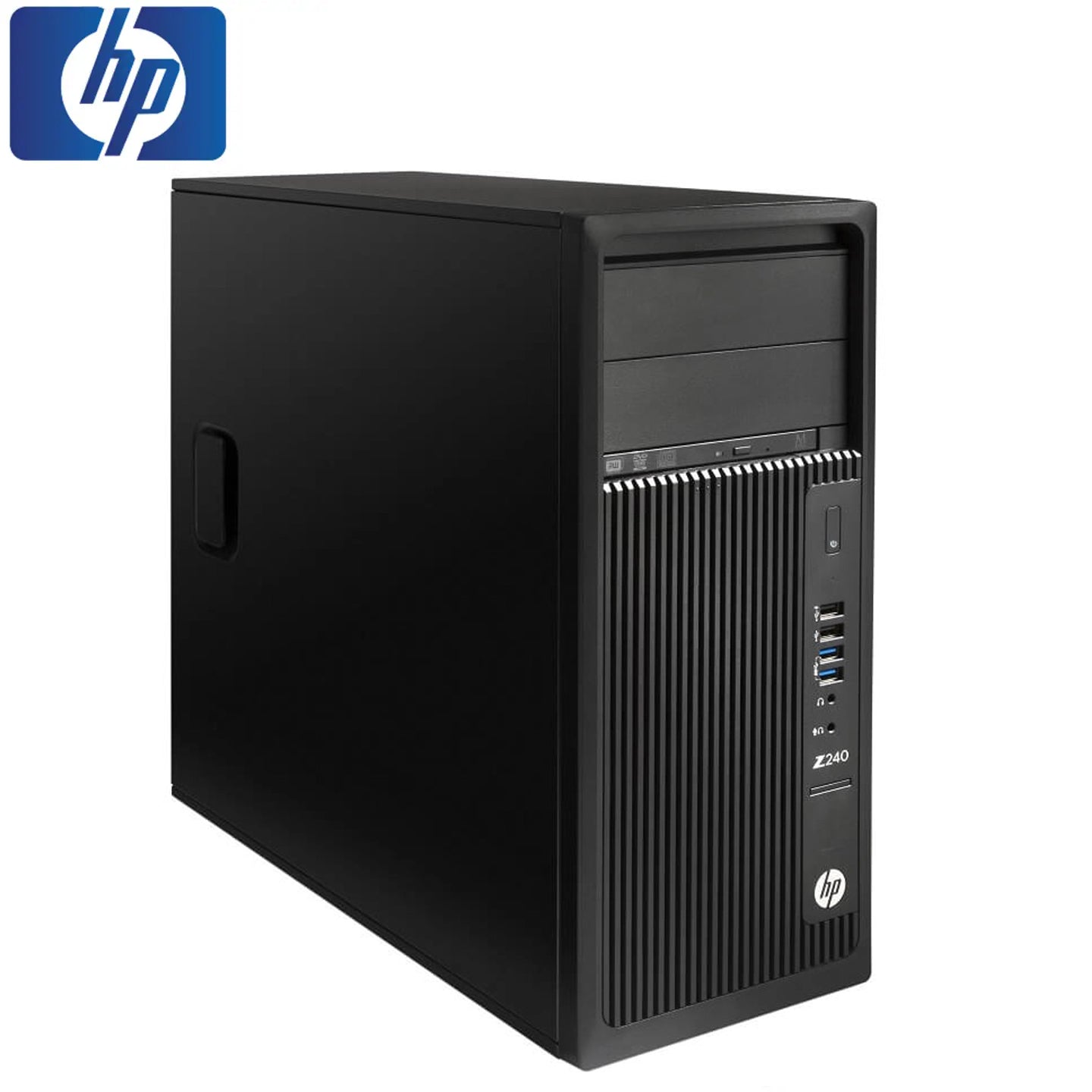 Refurbished | PC Workstation HP Z240 MT E3-1245V5/1X8GB/256GB-SSD/ODD