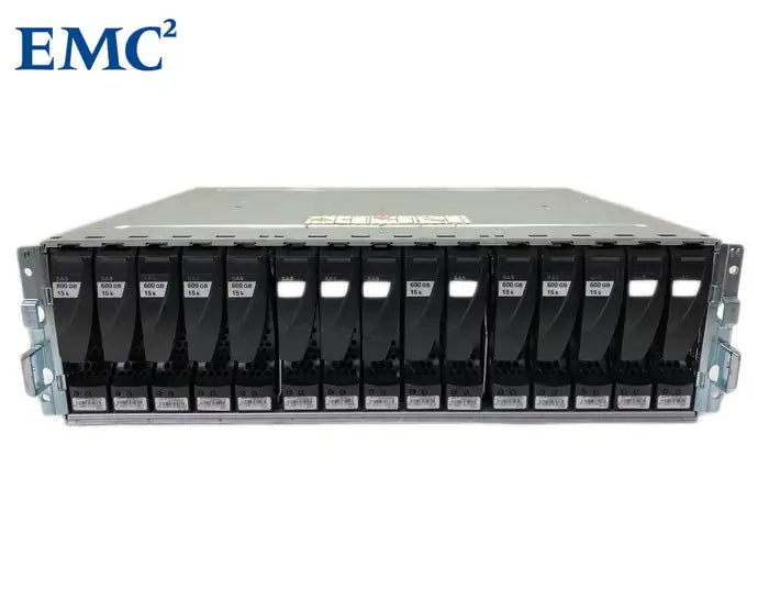 Refurbished | DAE EMC KTN-STL3 DAE3P CHASSIS 15 BAY SAS FOR VNX WITH COVER