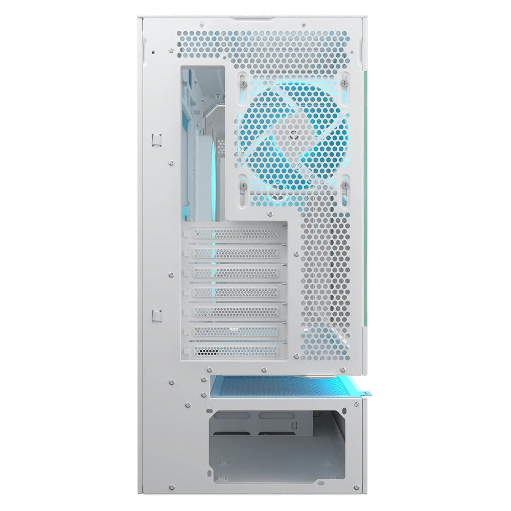 CC-COUGAR Case CFV235 Tempered Glass Middle ATX White (1x240mm , 1x 120mm ARGB fans preinstalled)