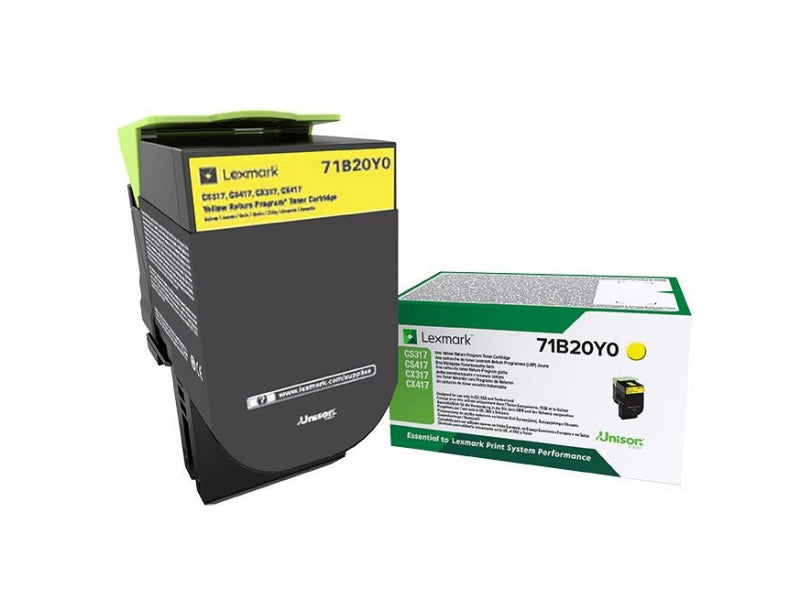 LEXMARK Toner Standard Yellow 71B20Y0