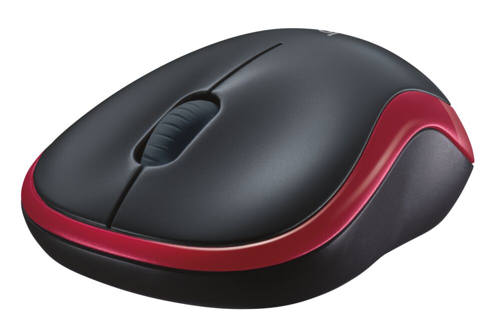 LOGITECH Mouse Wireless M185 Red