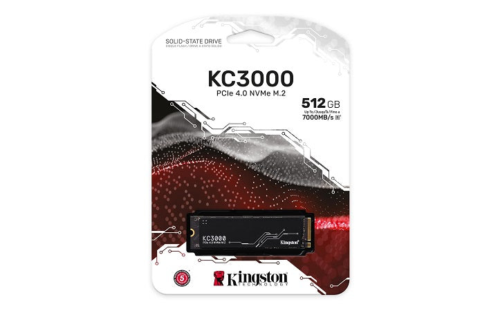 KINGSTON SSD M.2 KC3000 | 512GB | PCIe Gen 4.0
