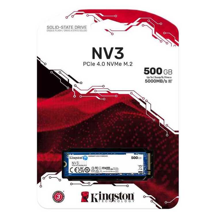 KINGSTON SSD M.2 NV3 SNV3S/500G, 500GB, NVMe, PCIe 4.0