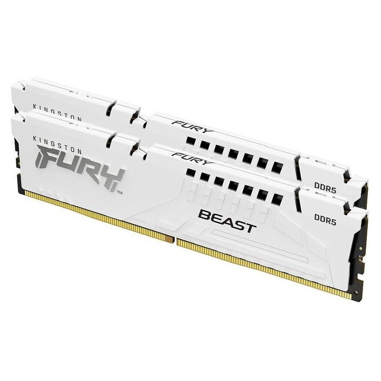 KINGSTON Memory KF560C36BWE2K2-32 FURY BEAST WHITE DDR5 | 6000MT/s | 32GB KIT