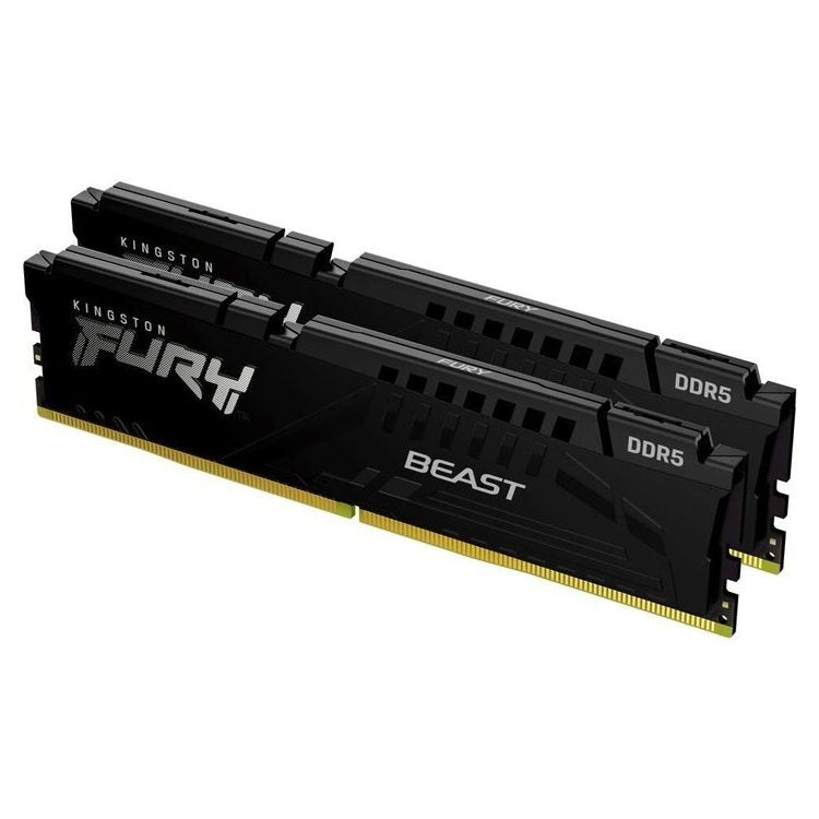 KINGSTON Memory KF564C32BBEK2-32 FURY BEAST DDR5, 6400MT/s, Black, 32GB KIT EXPO
