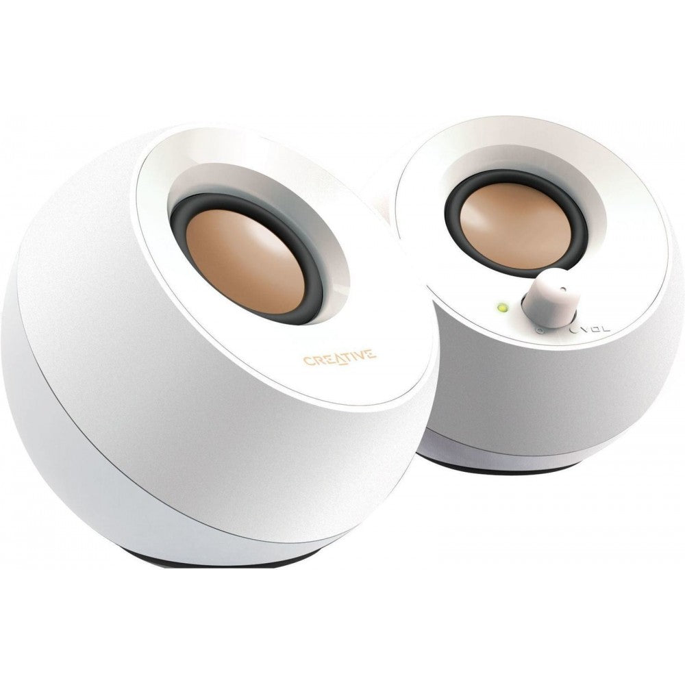CREATIVE Speaker Wired 2.0 Pebble S.E RGB White