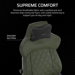 CORSAIR Gaming Chair TC500 LUXE (Fabric, Sherwood)