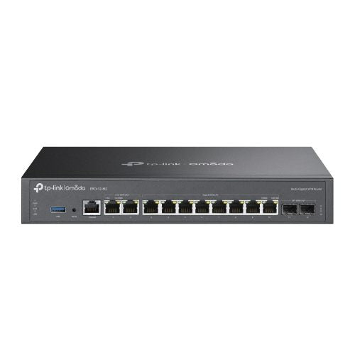 TP-Link Omada Multi-Gigabit VPN Router 2? 2.5Gbps WAN/LAN RJ45 Ports 10? Gigabit WAN/LAN Ports (2? SFP, 8? RJ45) (ER7412-M2)