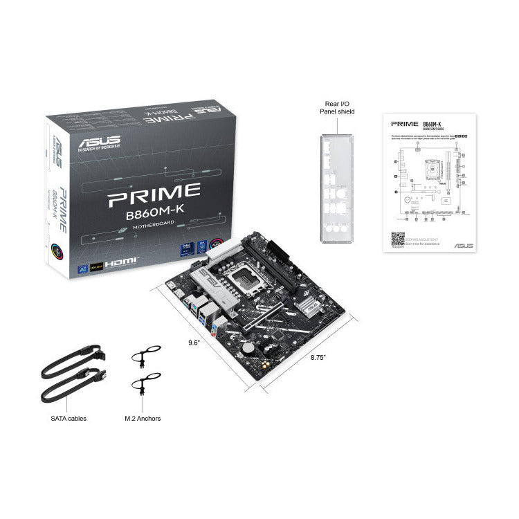 ASUS MOTHERBOARD PRIME B860M-K | | DDR5 | 1851 MATX