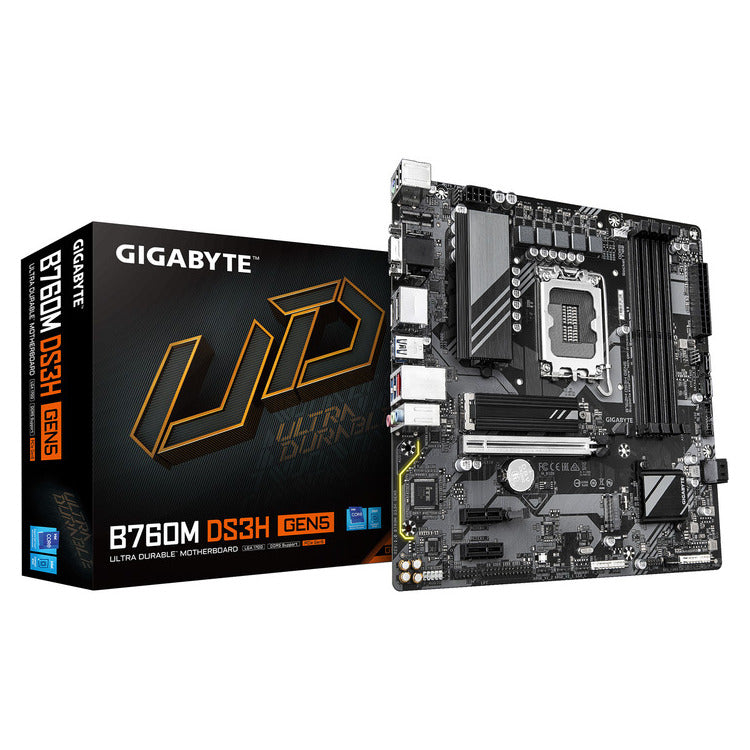 GIGABYTE MOTHERBOARD B760M DS3H GEN5 | DDR5 | 1700 | MATX