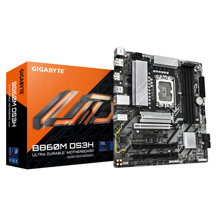 GIGABYTE MOTHERBOARD B860M DS3H DDR5, 1851, MATX