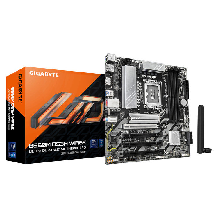GIGABYTE MOTHERBOARD B860M DS3H WIFI6E DDR5, 1851, MATX