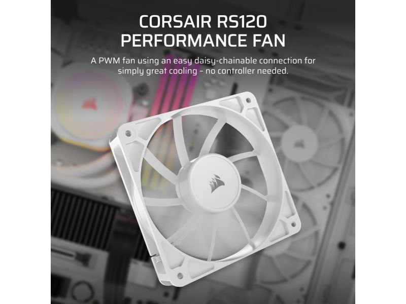 CORSAIR Fan RS120 (White)