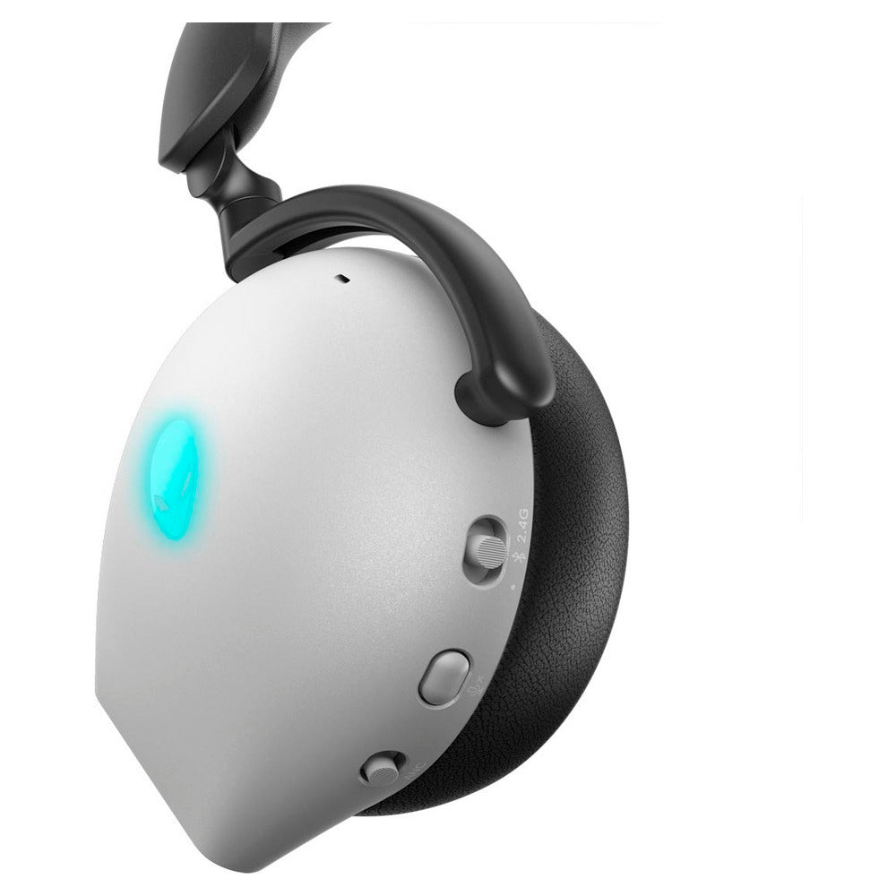 DELL Alienware Tri-Mode Wireless Gaming Headset — AW920H — Lunar Light