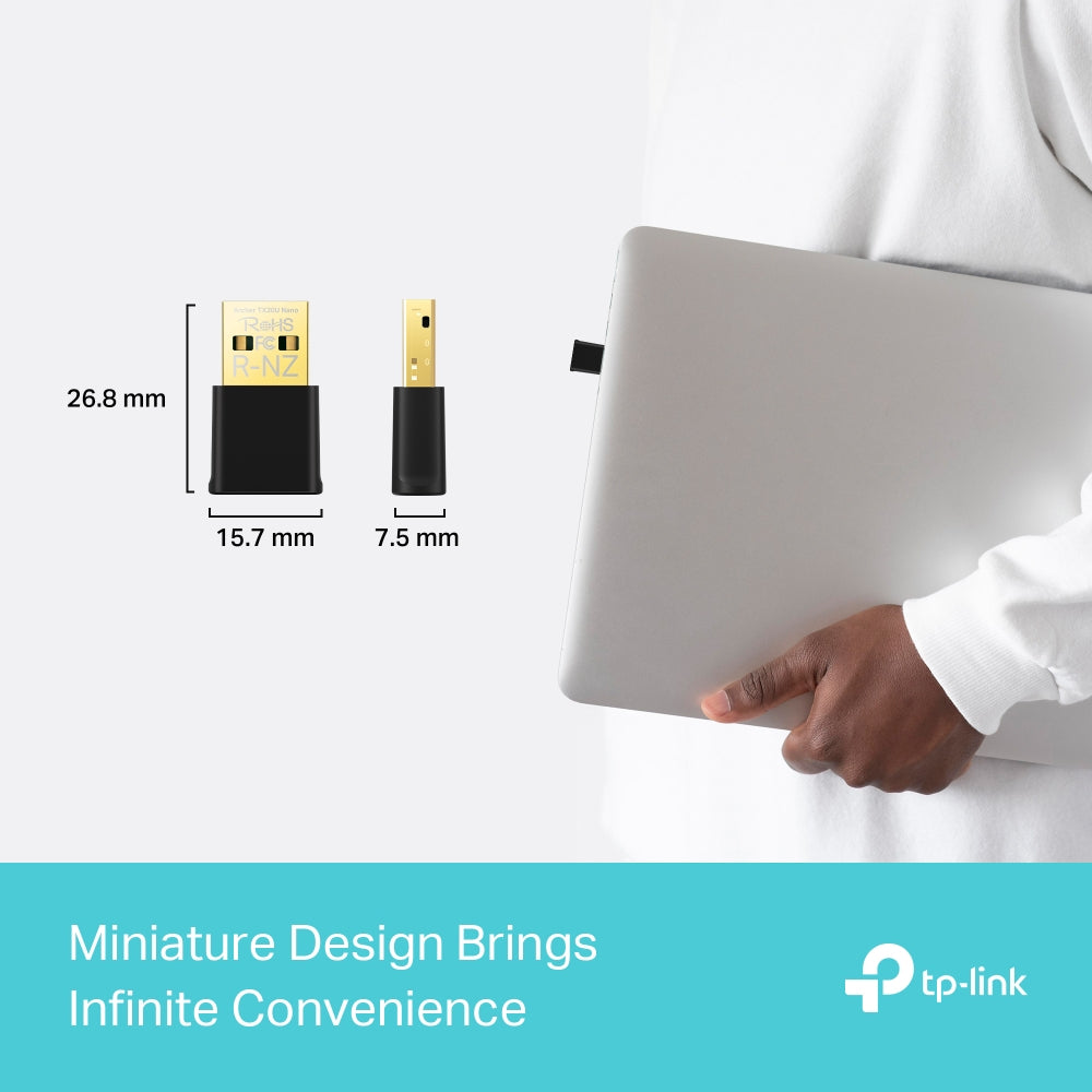 TP-LINK Wireless USB Adapter Archer TX20U Nano Wi-Fi 6 AX1800