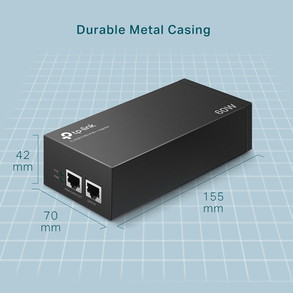 TP-LINK TL-POE170S PoE++ Injector 60 W