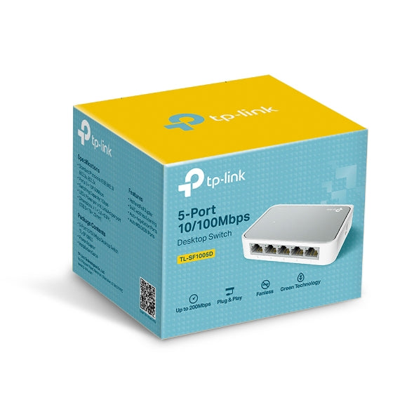 TP-LINK Switch TL-SF1005D | 5 port | 10/100 Mbps