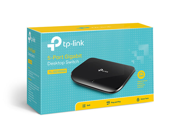 TP-LINK Switch TL-SG1005D, 5 port, 10/100/1000 Mbps