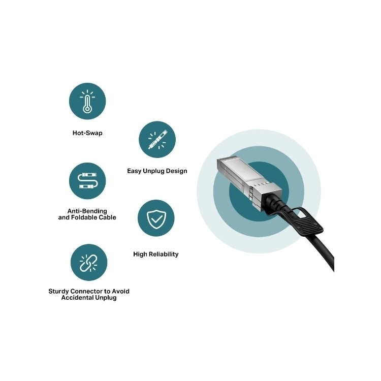 TP-LINK TL-SM5220-3M DIRECT ATTACH CABLE SFP+ 3M