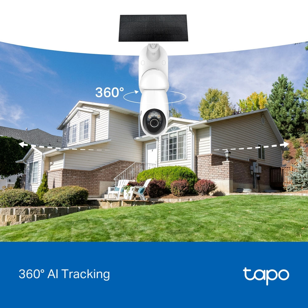 TP-LINK Camera Tapo C660 Kit, Solar-Powered Pan/Tilt 4K
