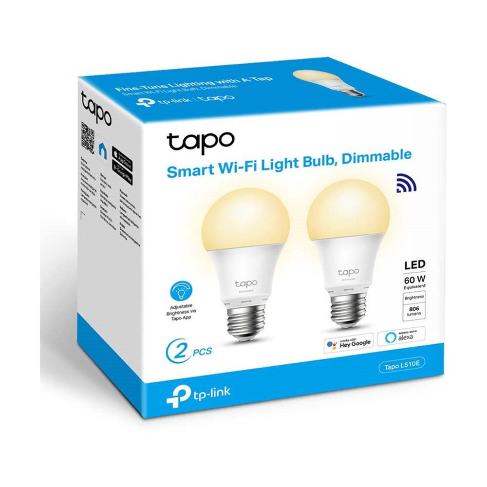 TP-LINK TAPO L510E SMART WI-FI LED BULB E27 2-PACK