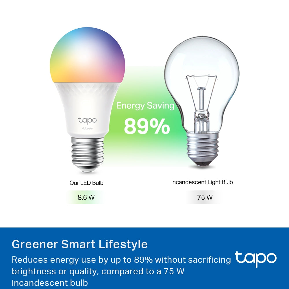 TP-LINK WiFi Bulb Tapo L535E Multicolor E27
