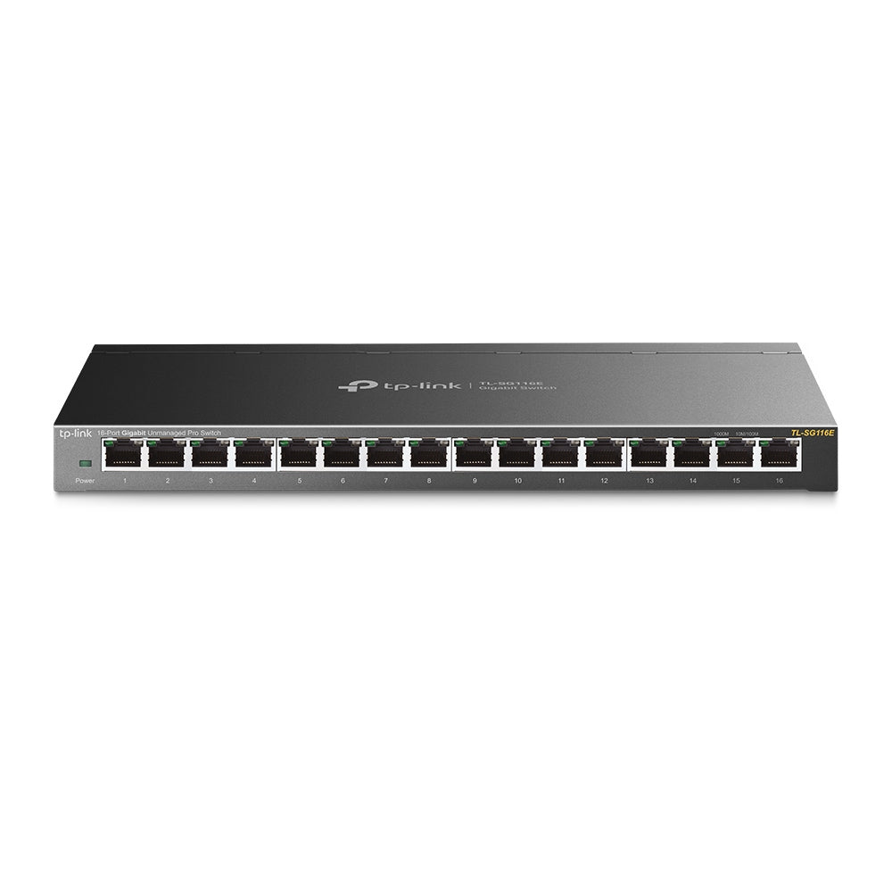 TP-LINK SWITCH TL-SG116E 16xGBIT | UNMANAGED | STEEL