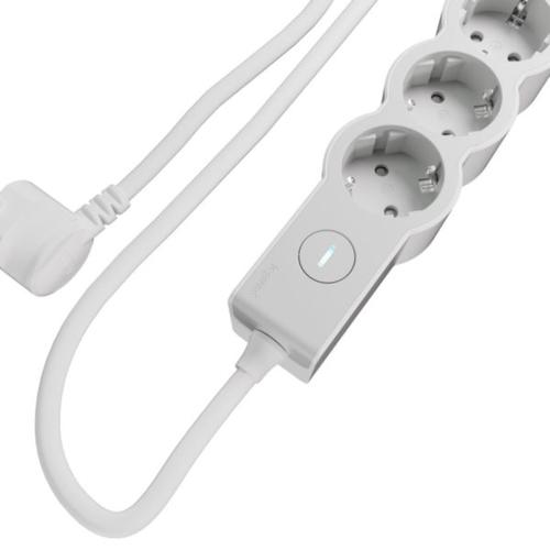 Legrand SurgeArrest 4 Outlets 1.5m | USB A+C | Cable White/Grey