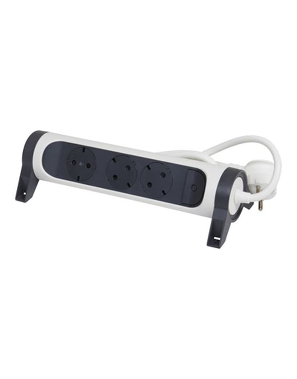 Legrand SurgeArrest 3 Outlets 3m Cable White/Grey Rotating