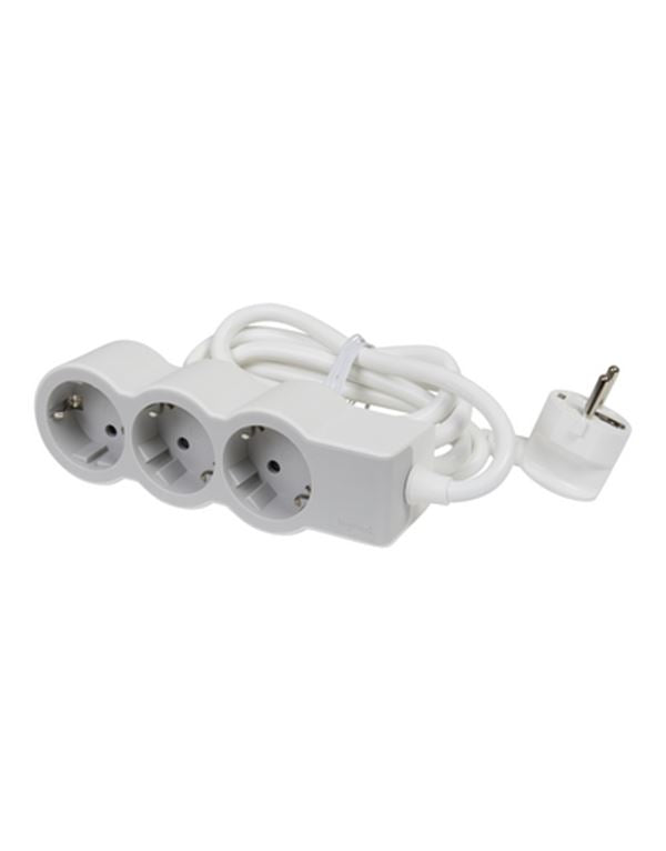 Legrand SurgeArrest 3 Outlets 1.5m Cable White/Grey