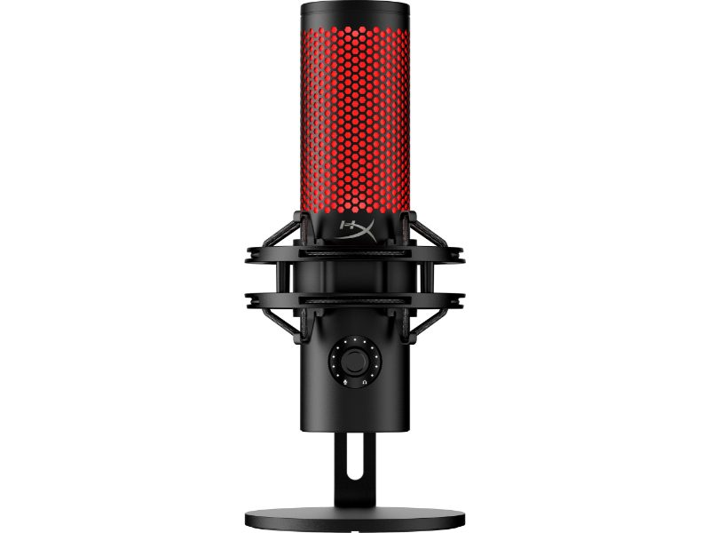 HyperX QuadCast 2 USB Microphone — Red Lighting — Black — 872V1AA