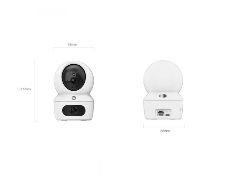 Ezviz Camera H7c Dual-Lens Pan Tilt Wi-Fi (H7c)