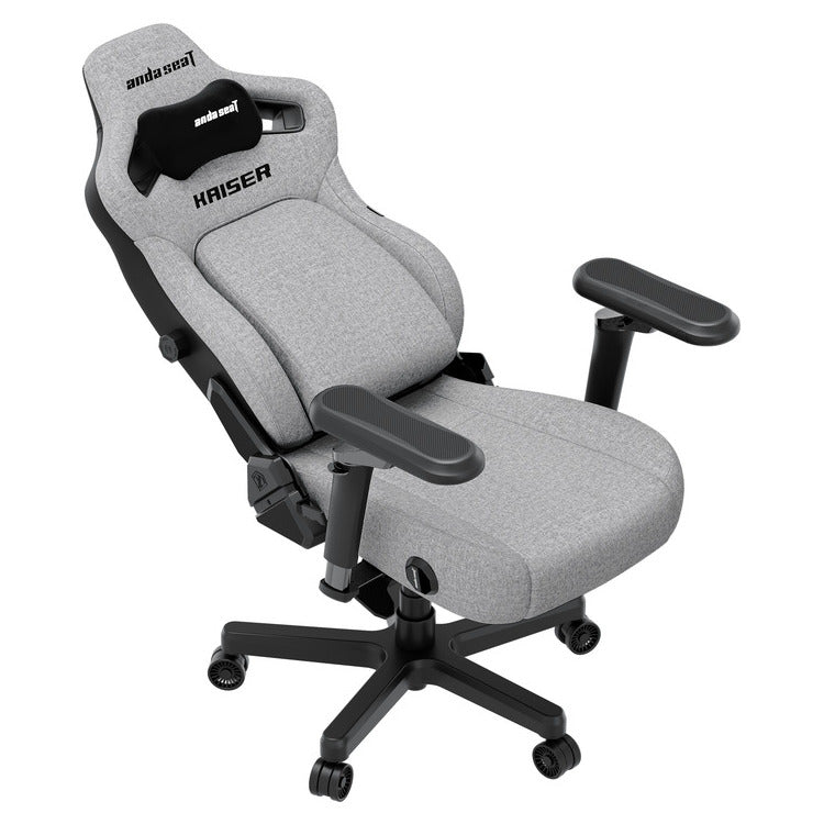 ANDA SEAT Gaming Chair KAISER-4 V2 XL Grey Fabric with 6D Armrest