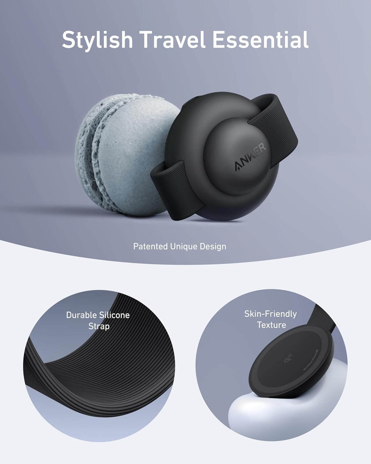 ANKER MagGo UFO 3-in-1 Charger 15W Foldable Black