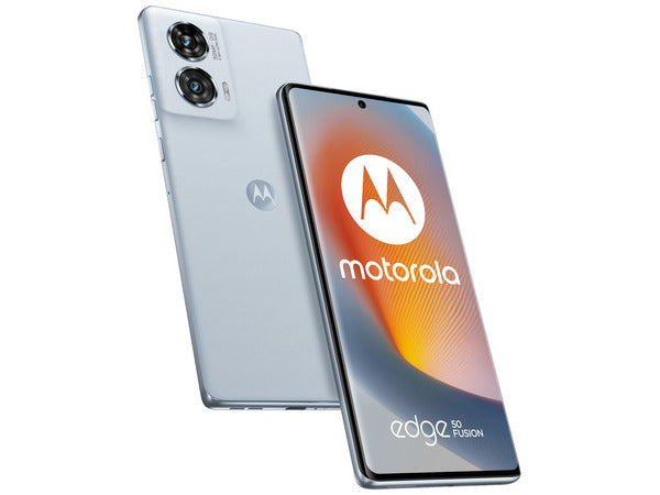 MOTOROLA Smartphone Edge 50 Fusion 6 | 7''/Snapdragon 7s/8GB/256GB/5G/Android 14/Marshmallow Blue(Vegan Leather)